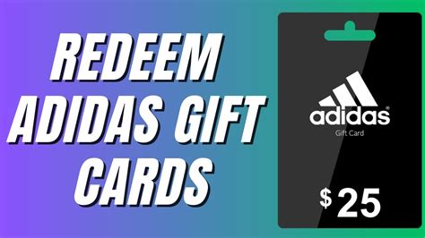 Adidas gift card redeem